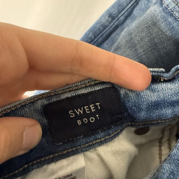 Lucky Brand Sweet Boot Jeans Women's 4 27 Light Wash Blue Denim Low Rise - Picture 7 of 13